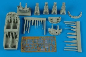 Aires 7266 EA-6B Prowler ICAP-2 early cockpit set 1/72 Hasegawa