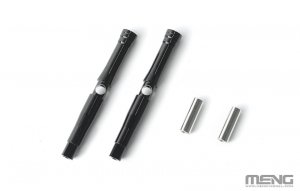 Meng SPS-093 Kawasaki Ninja ZX-10RR Movable Metal Front Fork Set (For MT-008/MT-008s) 1/9