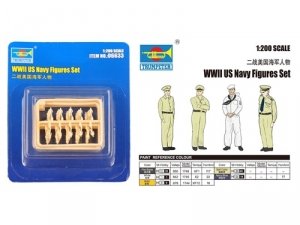 Trumpeter 06633 WWII U.S. Navy Figures (1:200)