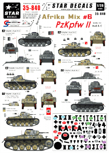 Star Decals 35-840 German Afrika Mix  # 6 1/35