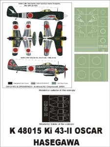 Montex K48015 Ki-43 II Oscar  1/48