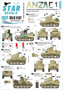 Star Decals 35-C1147 ANZAC # 1 1/35