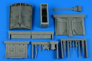 Aires 2289 TF-104G & CF-104D & F-104DJ/F Starfighter wheel bay (for ITALERI kits) 1/32