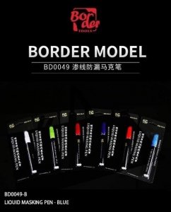 Border Model BD0049-B Liquid Masking Pen - Blue