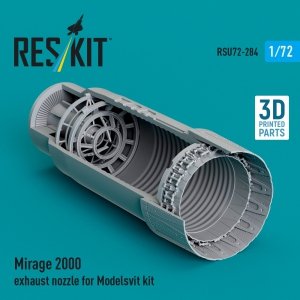 RESKIT RSU72-0284 Mirage 2000 exhaust nozzle for Modelsvit kit (3D Printed) (1/72)