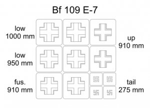 Omask 24008 Bf 109 E-7 1/48