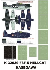 Montex K32039 F6F-3/5 Hellcat 1/32