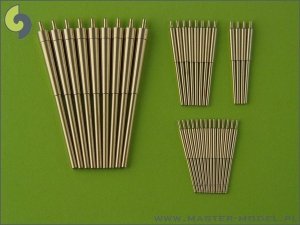 Master SM-350-057 Scharnhorst armament without blastbags - 28cm (9pcs), 15cm (12pcs), 10,5cm (14pcs) barrels