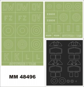 Montex MM48496 Spitfire I TAMIYA 61119 1:48