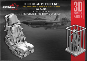 RESArm 48-04018 F-105 Thunderchief Ejection seat (3D resin printing) 1/48
