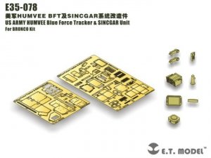 E.T. Model E35-078 US ARMY HUMVEE Blue Force Tracker & SINCGAR Unit (For BRONCO Kit) (1:35)
