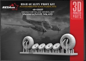 RESArm 48-03037 ME 410 - Wheels under load (3D resin printing) 1/48