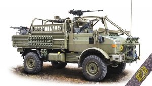 ACE 72458 JACAM 4x4 Unimog for long-range patrol missions 1/72