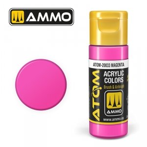AMMO of Mig Jimenez 20033 ATOM COLOR Magenta 20ml