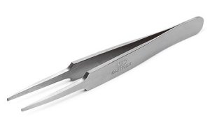 Tamiya 74109 HG Straight Tweezers Round Tip