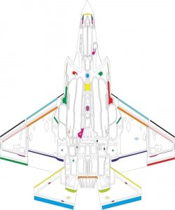 Eduard EX1098 F-35C RAM panels Tamiya 1/48