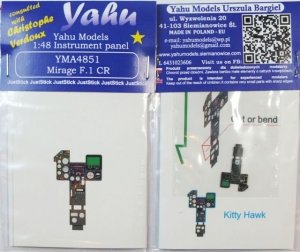 Yahu YMA4851 Mirage F.1 CR (Kitty Hawk / Italeri) 1:48