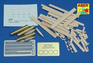Aber 16012 8,8cm Tiger I A/T Ammo with box (1:16)