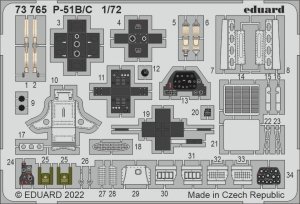 Eduard 73765  P-51B/ C1 ARMA HOBBY 1/72