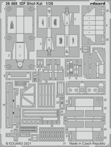 Eduard 36468 IDF Shot Kal AMUSING HOBBY 1/35