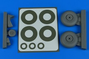 Aires 4816 Do 215 wheels & paint masks 1/48 ICM