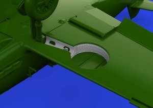 Eduard 672322 Bf 109F wheel bays rounded PRINT EDUARD 1/72