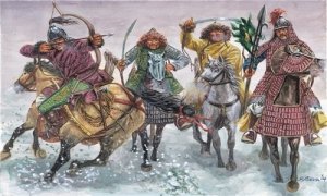 Italeri 6864 FIGURKI-MONGOLS 1/32
