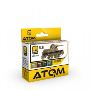AMMO by Mig Jimenez 20748 ATOM WWII Regio Esercito Colors Set 4x20ml