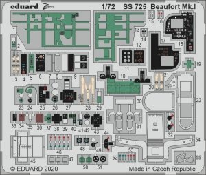 Eduard SS725 Beaufort Mk. I AIRFIX 1/72