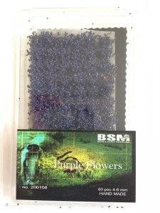 Bear`s Scale Modeling 200108 Purple Flowers 4-6mm (60 pcs)
