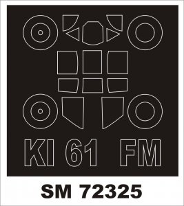 Montex SM72325 Ki-61-I HEI Hien FINE MOLDS 1/72