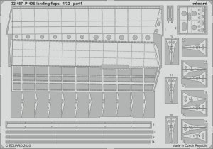 Eduard 32457 P-40E landing flaps 1/32 TRUMPETER