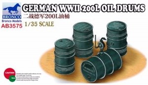 Bronco AB3575 German WWII 200L Oil Drums 1/35