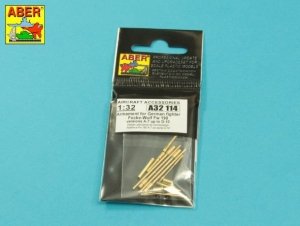 Aber A32114 Armament for German fighter Fw-190 A7-D10 1/32