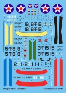 Techmod 72134 - Douglas TBD-1 Devastator (1:72)