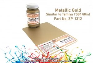 Zero Paints ZP-1312 Metallic Gold Paint - Similar to TS84 60ml