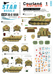 Star Decals 35-C1058 Courland / Kurland # 1 1/35