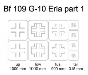 Omask 24020 Bf 109 G-10 Erla part 1 1/48