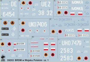 ToRo Model 35D53 - Armoured Scout Car BRDM in Polish service - vol.1 1/35