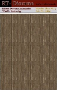 RT-Diorama 35840 Printed Accessories: Wooden Floor Nr.5 1/35