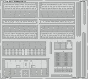 Eduard 481074 SBD-5 landing flaps REVELL 1/48