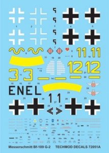 Techmod 72051 - Messerschmitt Bf 109G-2 (1:72)