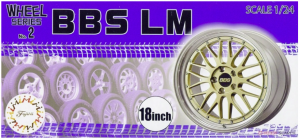 Fujimi 193687 Wheel Series BBS LM 18inch 1/24