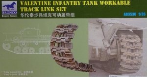 Bronco AB3536 British Valentine Infantry Tank Workable Track Link Set 1/35