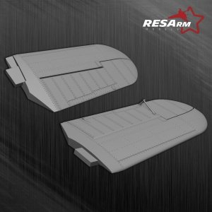 RESARM 48-09013 STABILIZERS (3D resin printing) 1/48