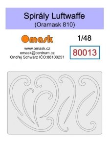Omask 80013 Spirals Luftwaffe (Oramask 810 foil) 1/48