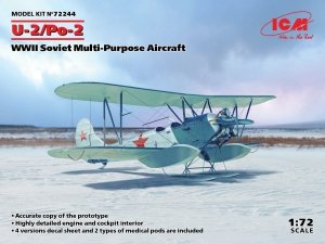 ICM 72244 U-2/Po-2, WWII Soviet Multi-Purpose Aircraft 1/72