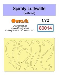 Omask 80014 Spirals Luftwaffe (yellow masking tape) 1/72