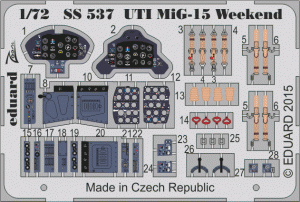 Eduard SS537 UTI MIG-15 Weekend 1/72 EDUARD