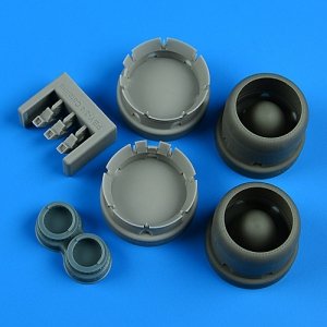 Quickboost QB72726 PBY-3/4 Catalina correct cowlings opened flaps (for ACADEMY/HOBBY 2000) 1/72